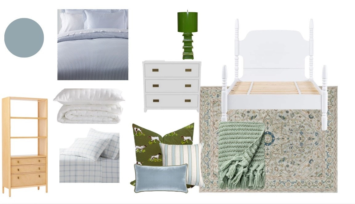 Shared Boys Bedroom Design 🛏️💙💚
A timeless, elevated take on a shared space for brothers! This traditional-style boys’ room features a classic blue and green color palette, warm wood tones, and playful details that feel both cozy and refined. The pointer dog pillows add charm and personality, while layered bedding and custom monogram accents bring a polished, preppy feel. Designed to grow with them, this room blends function and style for a look that feels curated but kid-friendly.

Shop the look:
✔️ Traditional boys shared bedroom
✔️ Blue and green boys room
✔️ Elevated kids room design
✔️ Pointer dog decor
✔️ Classic boys bedding
✔️ Shared bedroom inspiration
✔️ Timeless boy room ideas

Follow for more shared room layouts, organizing tips, and source links!