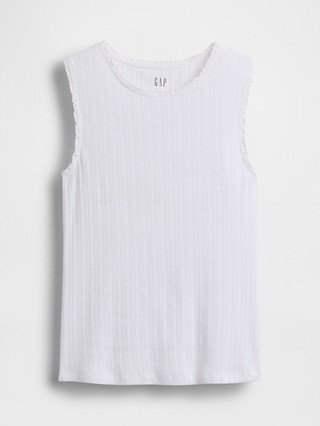 Pointelle Shell Tank Top | Gap (US)