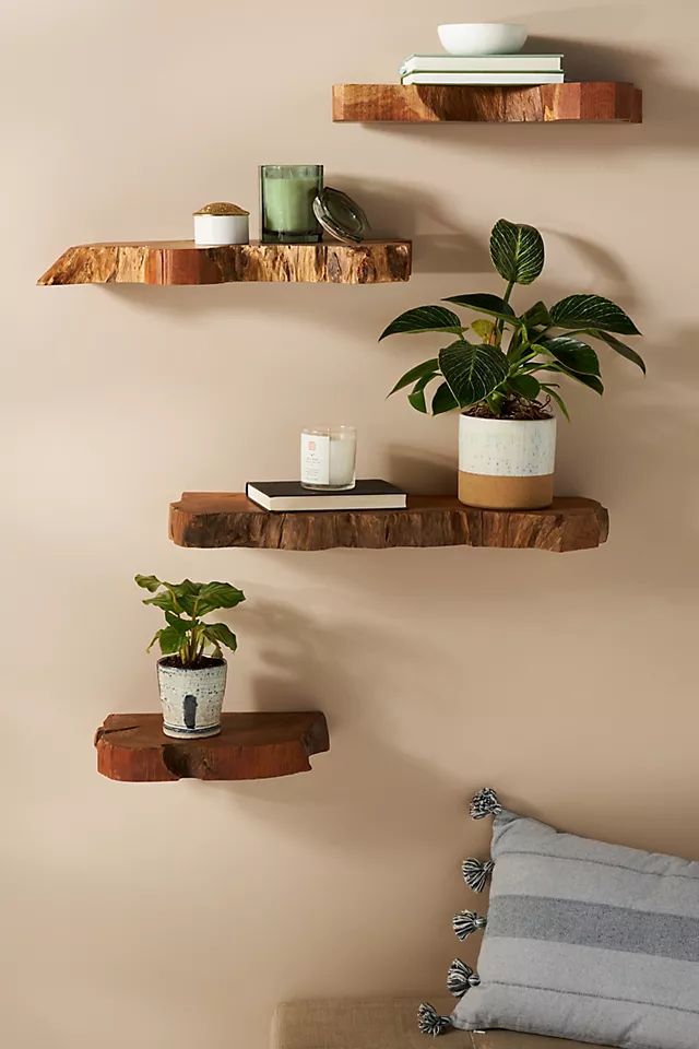 Takara Live-Edge Shelf | Anthropologie (US)