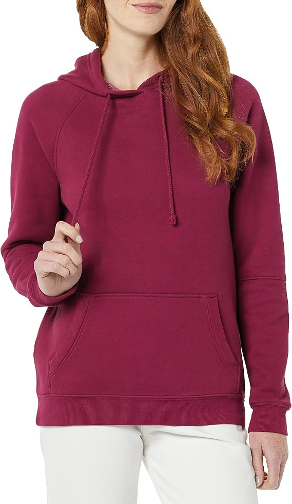 Goodthreads Women's Heritage Fleece Long Sleeve Hoodie Sweatshirt | Amazon (US)