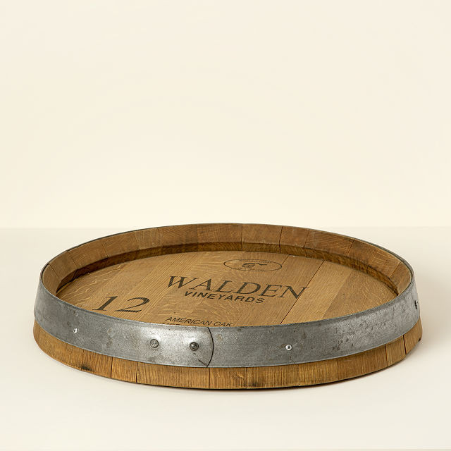 Personalized Wine Barrel Lazy Susan | UncommonGoods