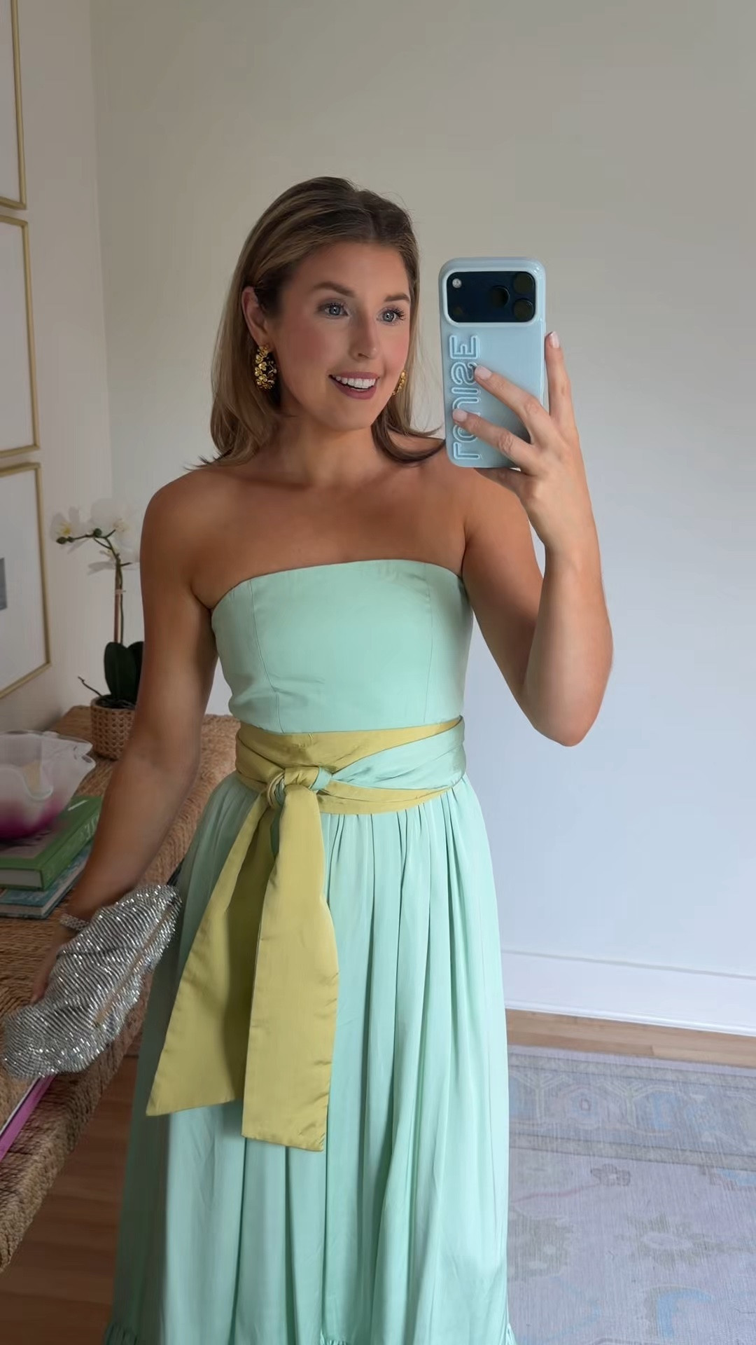 Black tie dress from my small brand, Martelle! Can’t link here but it’s available at martelledesign.com 🥰
