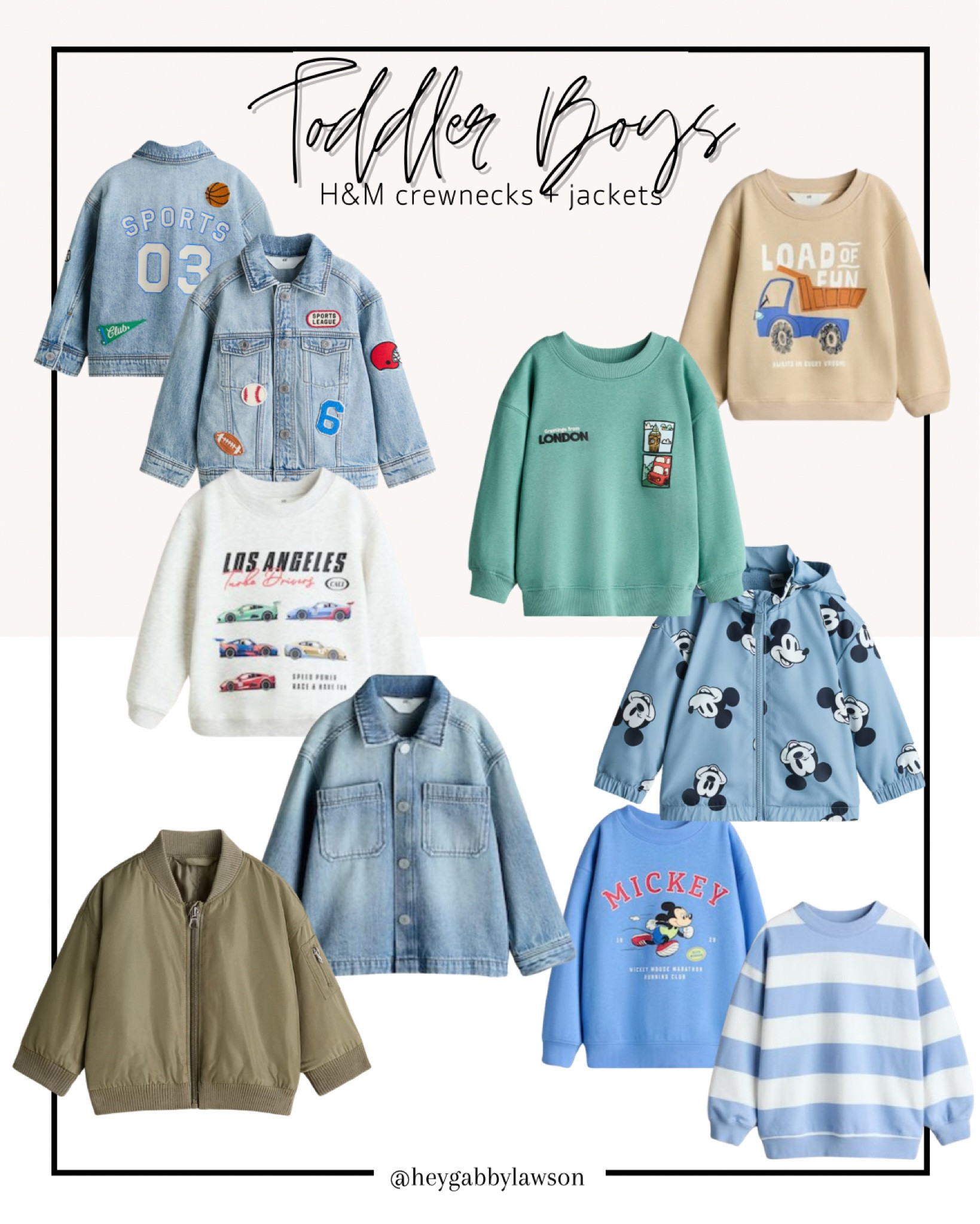 Toddler boy outfits in loving | H&M crewnecks + jackets 



Toddler boy style 
Toddler boy outfits 
Toddler outfit finds 
Toddler style 


#LTKBaby #LTKmomlife #LTKKids