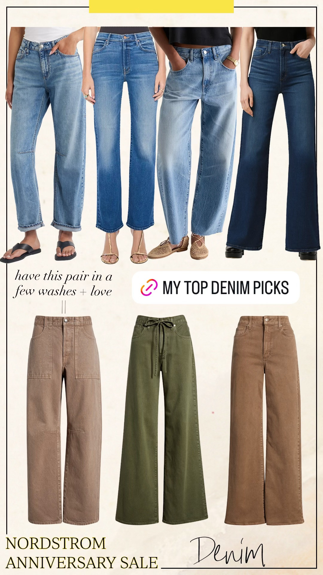 My top denim picks from the Nordstrom Sale 

NSale, fall jeans

#LTKSaleAlert