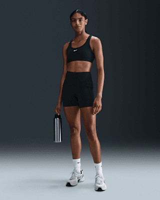 Sustainable MaterialsNike UniversaWomen's Medium-Support High-Waisted 5" Biker Shorts with Pocket... | Nike (US)