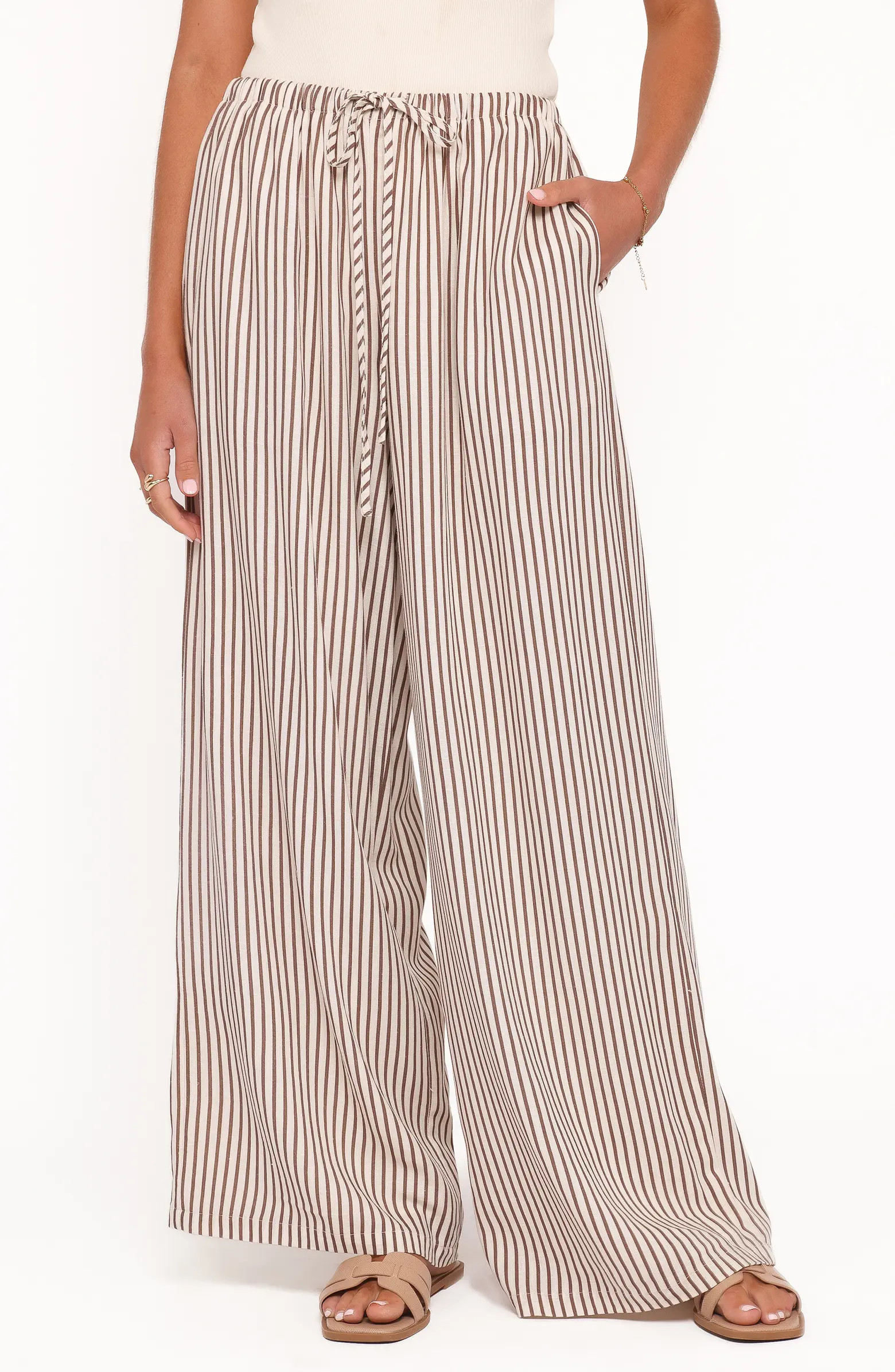 Elowen High Rise Wide Leg Drawstring Pants | Nordstrom