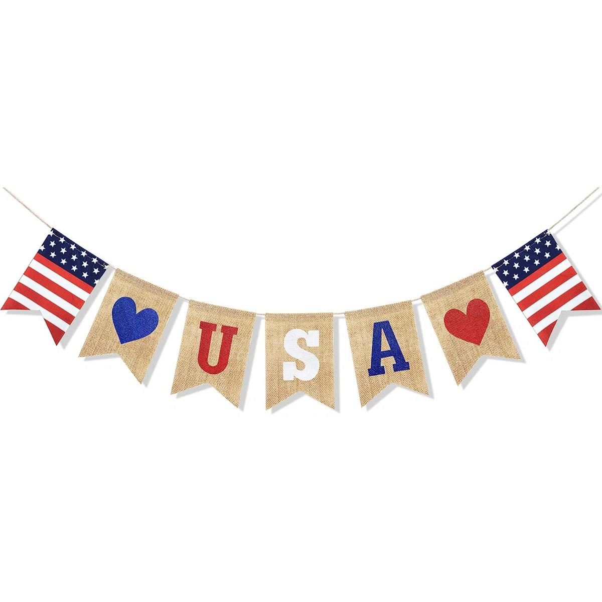 Compare Similar ItemsMemorial Day Deal8.2Ft, USA 4Th Of July Banner For Patriotic Theme Parties D... | Wayfair North America