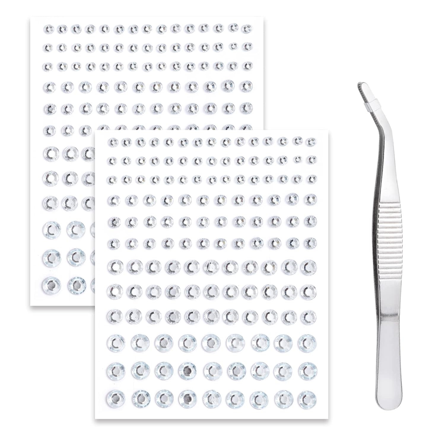 YNLJGC Face Gems Eye Jewels Rhinestones Gems Crystals Pearls Stickers Festival Diamonds for Face ... | Amazon (US)