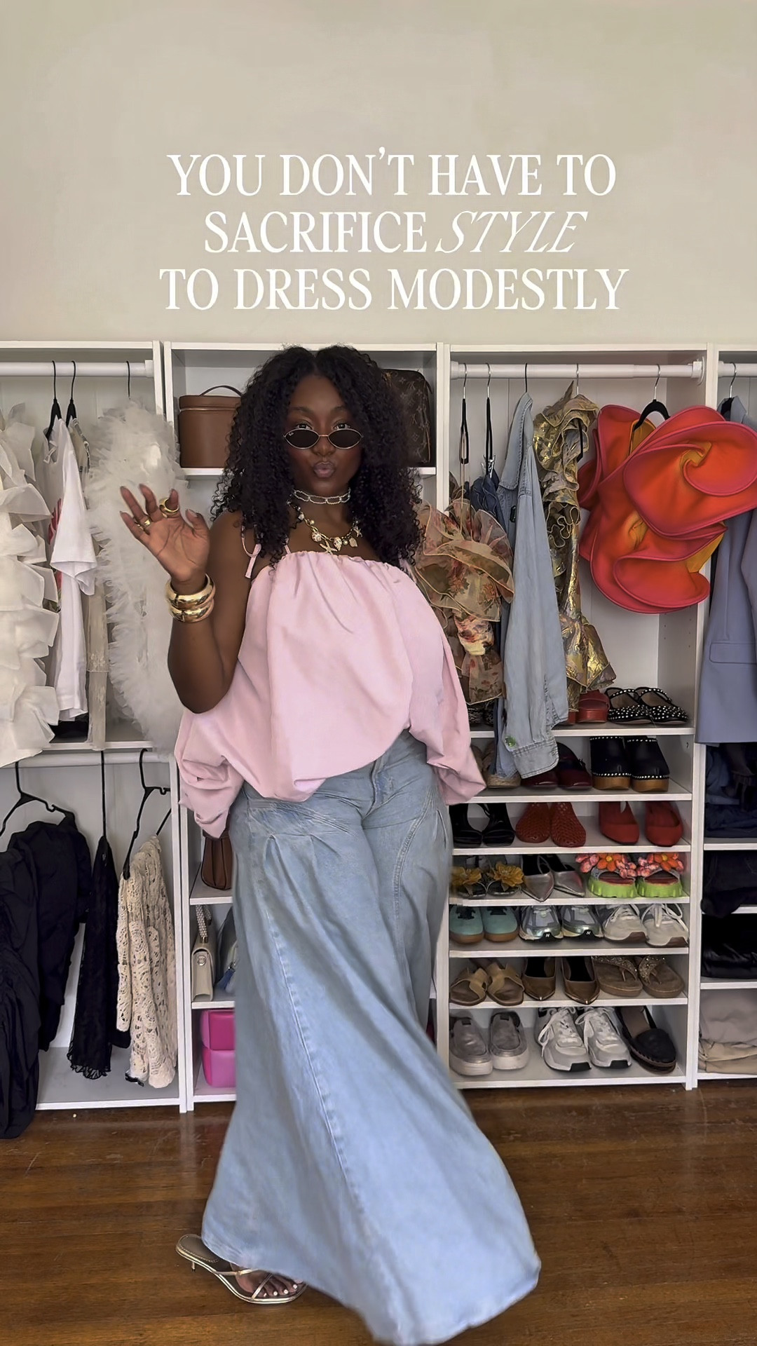 Day 2/30 

POV: you got the viral @oldnavy dress for $21 & the stylist in you decided to wear it as a top instead of a dress. If you can’t get more than one outfit out of a piece don’t buy it!

This is one of my many hacks for dresses that are a bit too short for my liking. This length is fine for me personally but I wanted to play around with it and show you how you can repurpose your clothes.

Jeans: @freepeople 
Sandals: @circusny 
Purse: @meliebianco sourced from @chicconsignment 
Necklaces: @tjmaxx x @mureandgrand 
Sunnies: @sunglasshut 

Comment SHOP below to receive a DM with the link to shop this post on my LTK ⬇ https://liketk.it/5jpZa 

Share & follow @jones_tiara for more modest fashion 

#modeststyle #fashionhacks #modestoutfits #summerfashiontrends #summeroutfitideas #oldnavystyle #bostoninfluencer #christiangirls 

Modest fashion hacks, modest outfit ideas, summer fashion, summer outfits, summer styles, Christian girl, Christian influencer, old navy dress, summer dresses, summer outfit ideas, what I wore today, what I wore this week, Pinterest outfit inspo, boho fashion, boho chic, summer styles, Christian fashion blogger, Boston influencer, Boston tiktok

#LTKMidsize #LTKItBag #LTKStyleTip