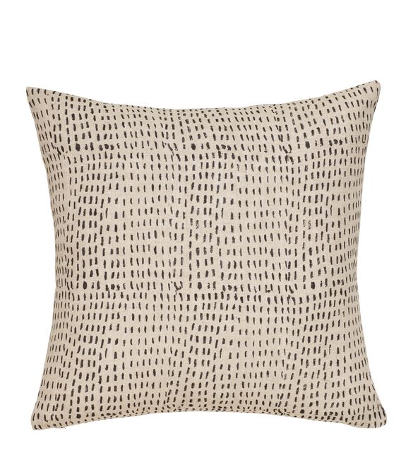 Nostell Dashes Pillow Cover - Onyx | OKA US