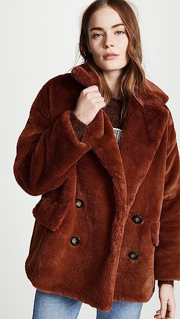 Kate Faux Fur Coat | Shopbop