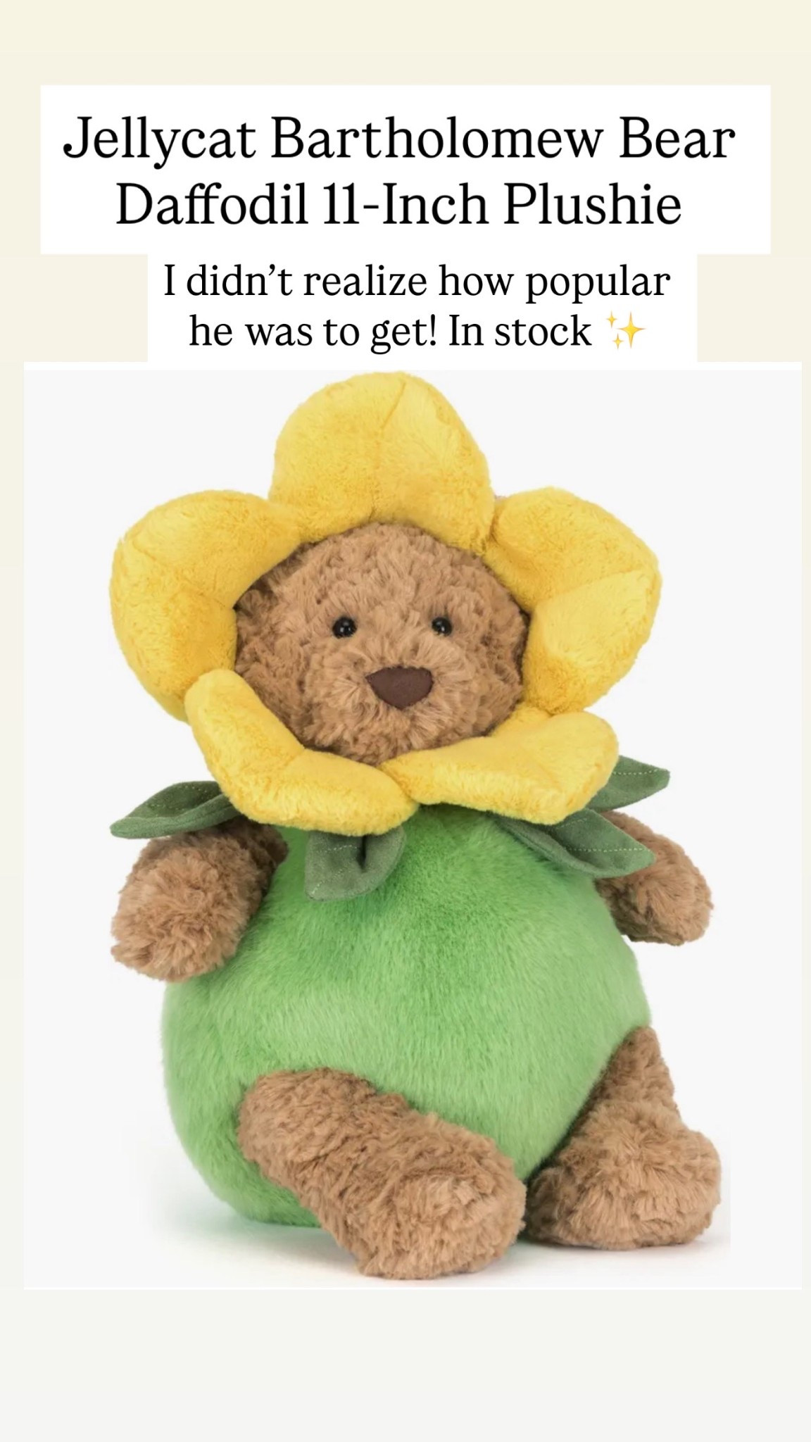 Cutest Jellycat Bartholomeww

#LTKSeasonal #LTKKids