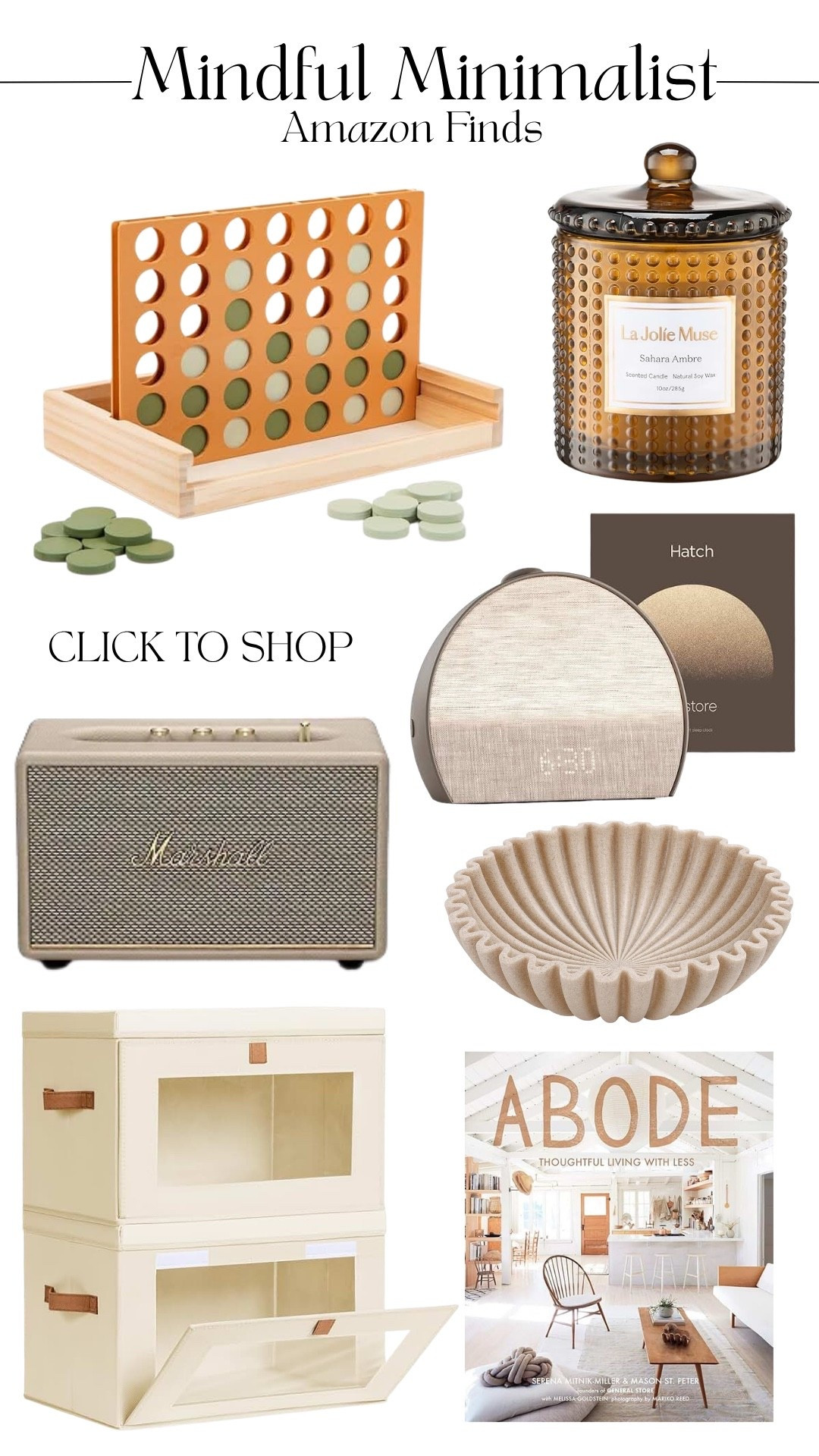 Simple Amazon finds for a more mindful, minimalist home 🤍 Pieces that feel practical, intentional, and easy to incorporate without adding unnecessary clutter. Just a few things that make everyday spaces feel a little more calm and put together. 

mindful home, minimalist finds, Amazon home, minimalist decor, simple living, intentional home

#LTKHome