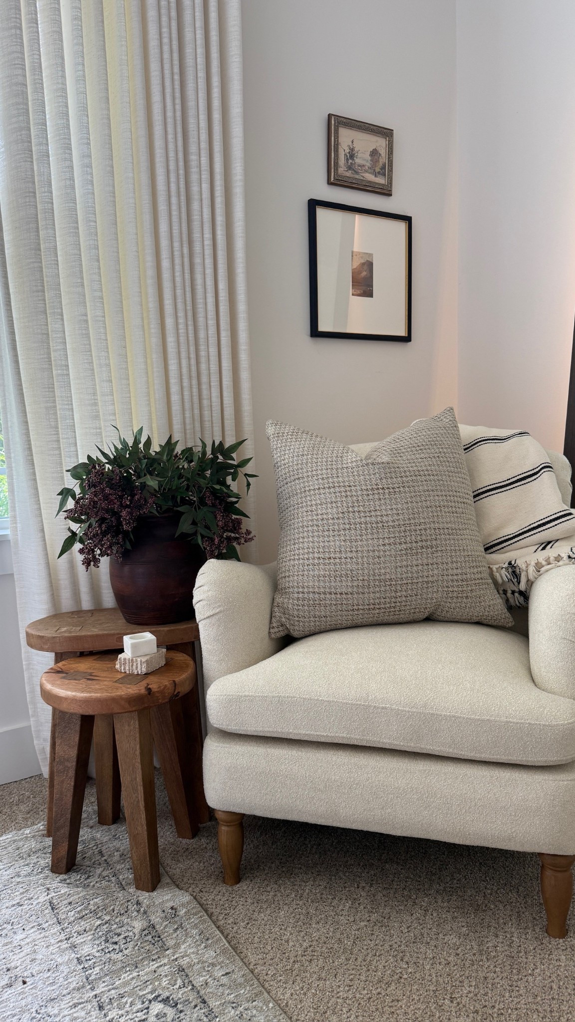 Simple transitional corner from winter to spring that I love so much!

#LTKHome #LTKSeasonal