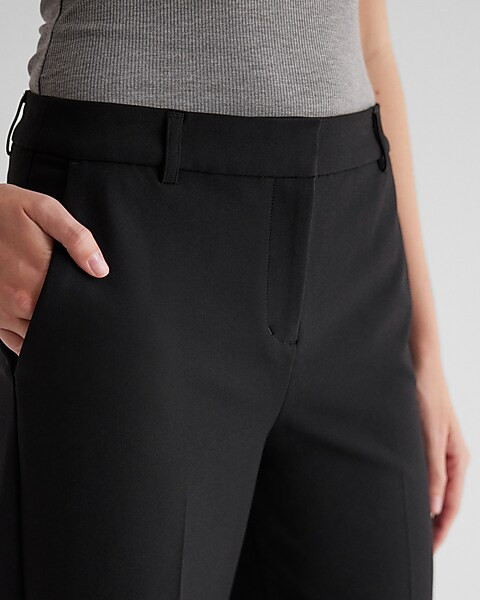 Editor Mid Rise Straight Ankle Pant | Express