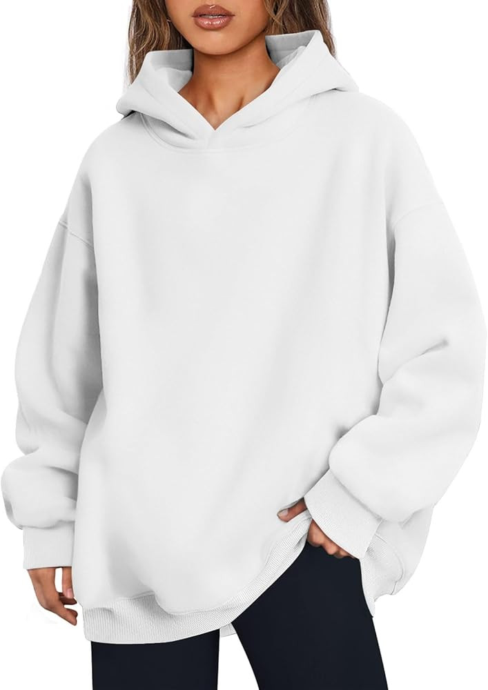 Trendy Queen Womens Oversized Hoodies Fleece Hooded Sweatshirts Comfy Casual Pullover Fall Winter... | Amazon (US)
