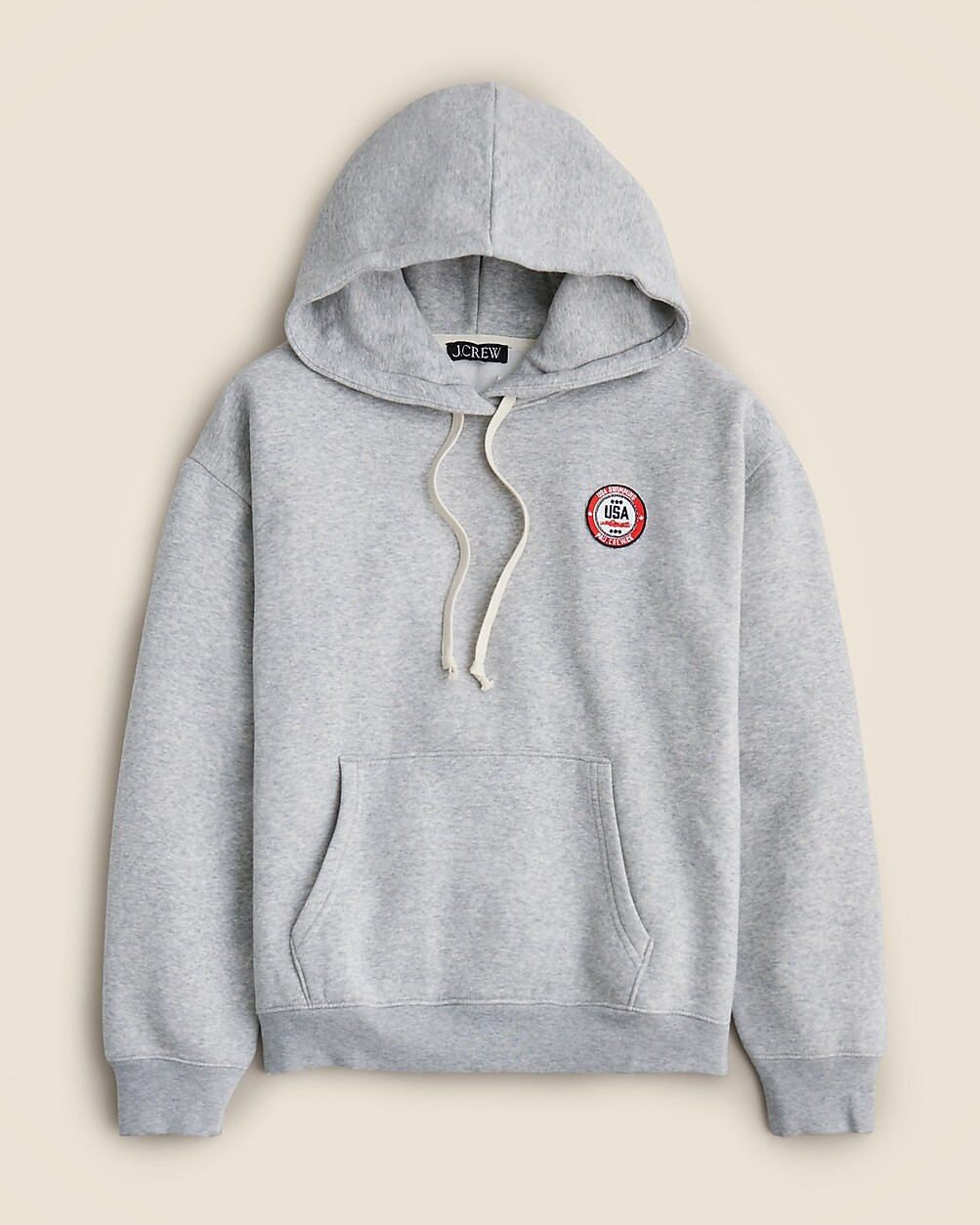Limited-edition USA Swimming® X J.Crew heritage fleece hoodie | J. Crew US