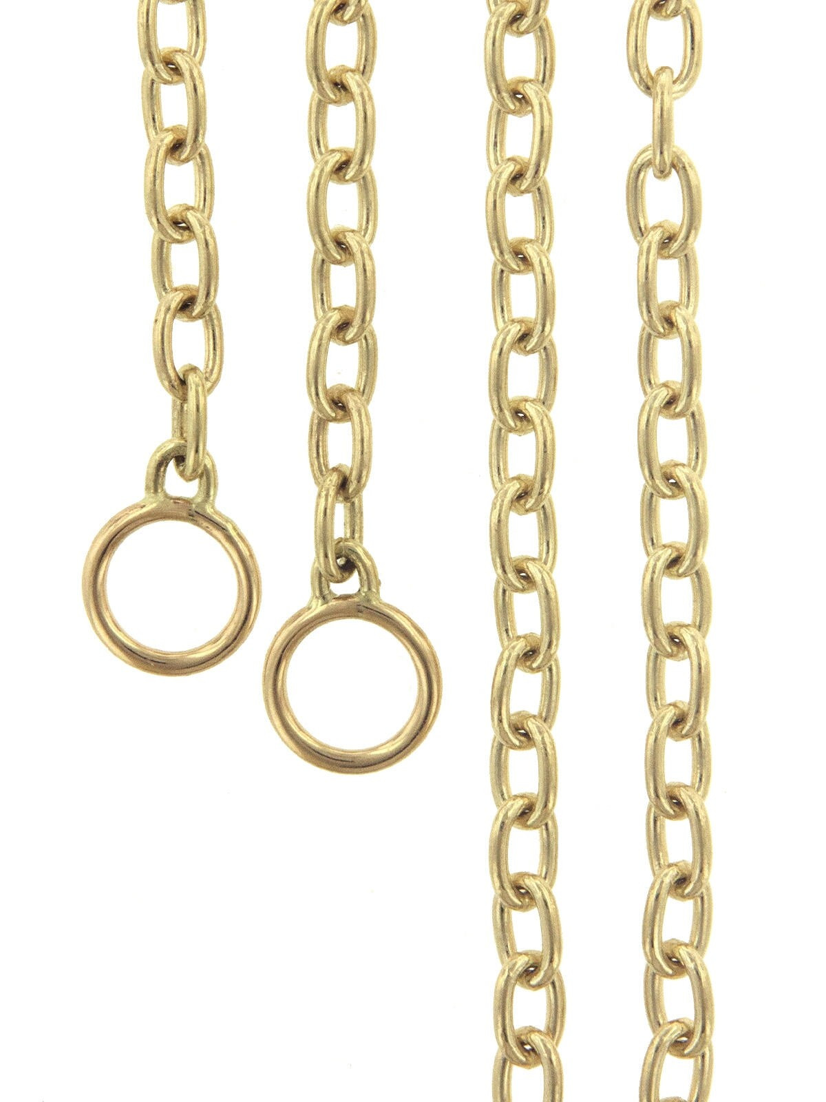 Yellow Gold Pulley Chain Necklace | YLANG 23