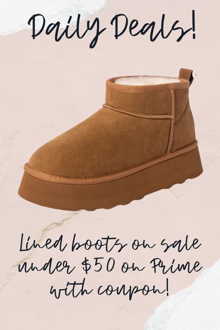 Lined boots, Ugg dupes 

#LTKxPrime #LTKsalealert #LTKshoecrush