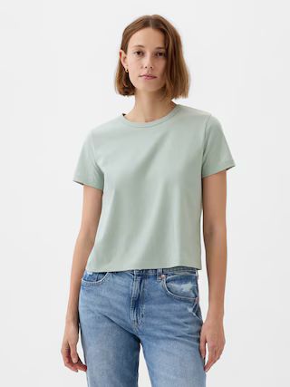 Organic Cotton Vintage Shrunken T-Shirt | Gap (US)