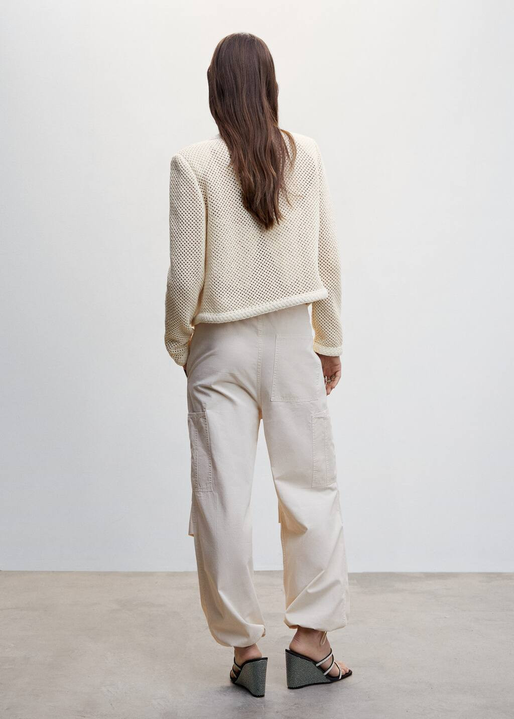 Openwork knitted jacket | MANGO (US)