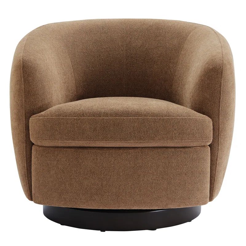 Marcy Upholstered Swivel Barrel Chair | Wayfair North America