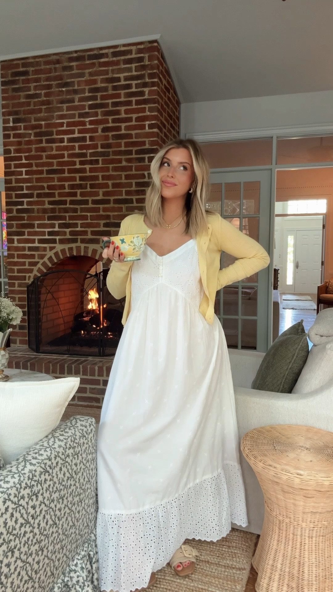 Target white eyelet maxi dress! Butter yellow outfit, spring fashion, easy mom spring outfit 

#LTKSaleAlert #LTKSeasonal #LTKFindsUnder50