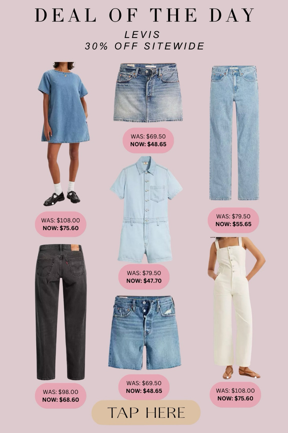 Calling all denim lovers!! Levi’s is currently 30% off site wide!! 

#LTKSaleAlert #LTKStyleTip #LTKFindsUnder100