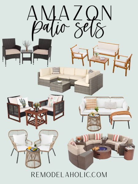 Amazon Patio Sets! Patio weather is here! Enjoy your outdoor space with new patio furniture shipped directly to your doorstep from Amazon!

Amazon, amazon home, home decor, summer home, outdoor home, patio furniture

#LTKhome #LTKSeasonal #LTKFind