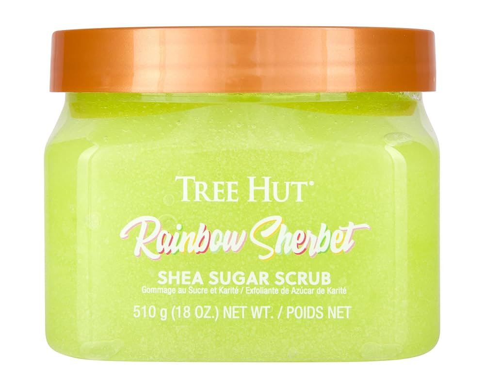 Tree Hut Rainbow Sherbet Shea Sugar Scrub | Exfoliating Body Scrub Removes Dead, Dry Skin for a S... | Amazon (US)