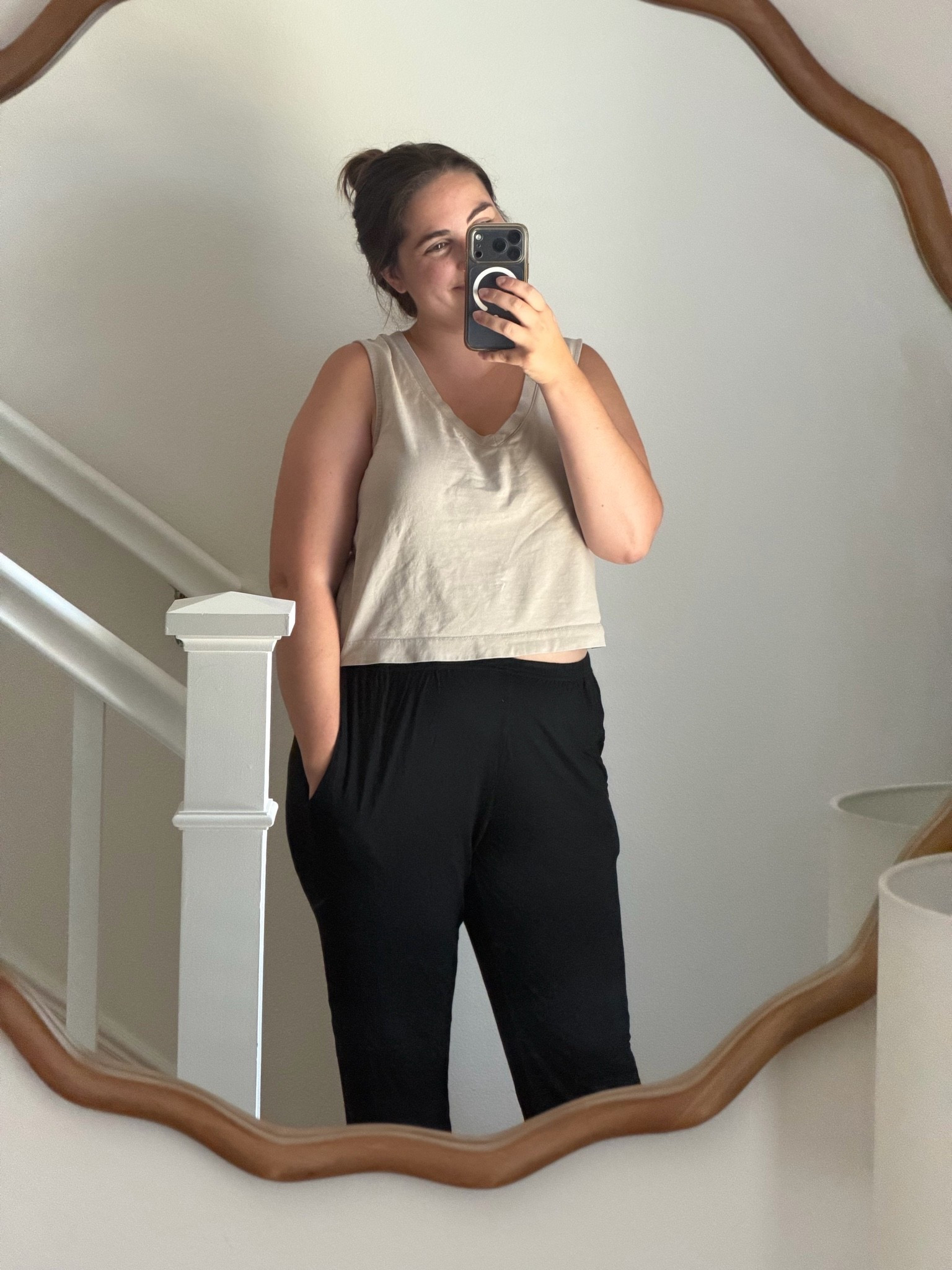 Put my pajama pants on in the middle of the afternoon and I have zero regrets 😂 But I did just get this new tee and it’s SO comfy while still making me feel slightly more put together than the old ratty t-shirts I usually reach for. Basically exactly what I want to wear around the house right now.

—
comfy t-shirt, women’s basic tee, everyday t-shirt, casual mom outfit, mom style, comfy outfit, lounge outfit, pajama pants, work from home outfit, stay at home mom outfit, everyday basics, casual basics, cozy clothes, mom wardrobe

#LTKmomlife #LTKdayinmylife