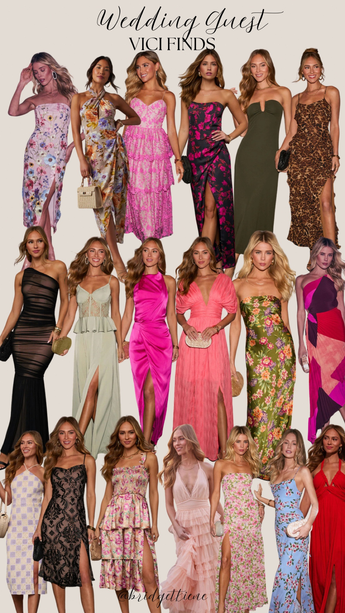 Wedding season! Rounding up my favorite wedding guest dresses from VICI! So many vibrant colors with fun designs and beautiful details for spring! Spring weddings, summer wedding, all the wedding guest dresses covered here for every style 🩷

#LTKParties #LTKMostLoved #LTKxVICI
