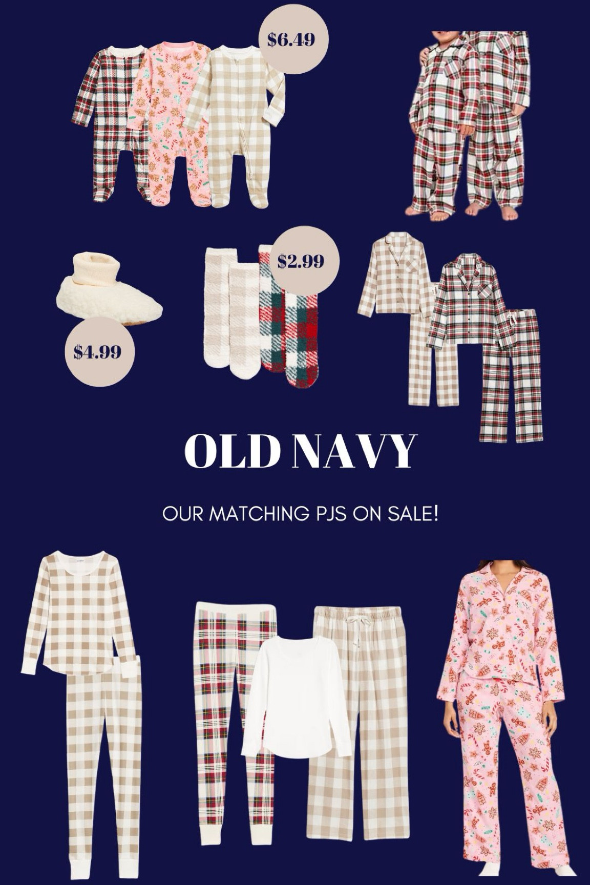 Get the whole family matching pjs with $15 PJ SETS & $5 flannel pajama pants ON SALE TODAY for Black Friday! 🎄🎅🏼