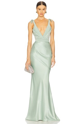 Zhivago Beloved Gown in Sage from Revolve.com | Revolve Clothing (Global)