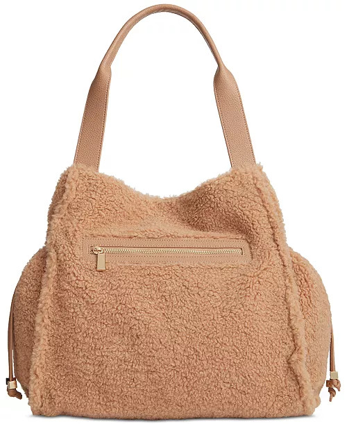 On 34th Jyyll Sherpa Medium Tote, Created for Macy's  - Macy's | Macy's