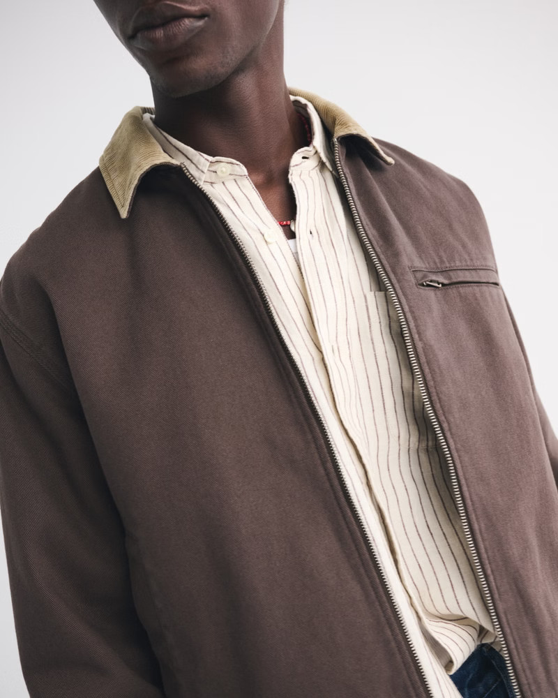Workwear Zip Jacket | Abercrombie & Fitch (US)