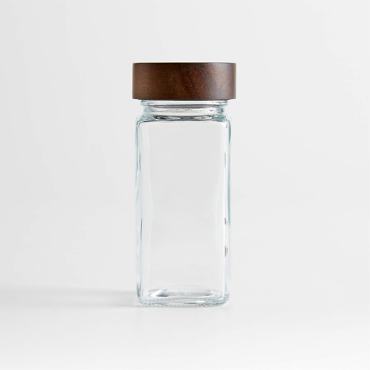 Crate & Barrel Spice Jar with Acacia Lid + Reviews | Crate & Barrel | Crate & Barrel