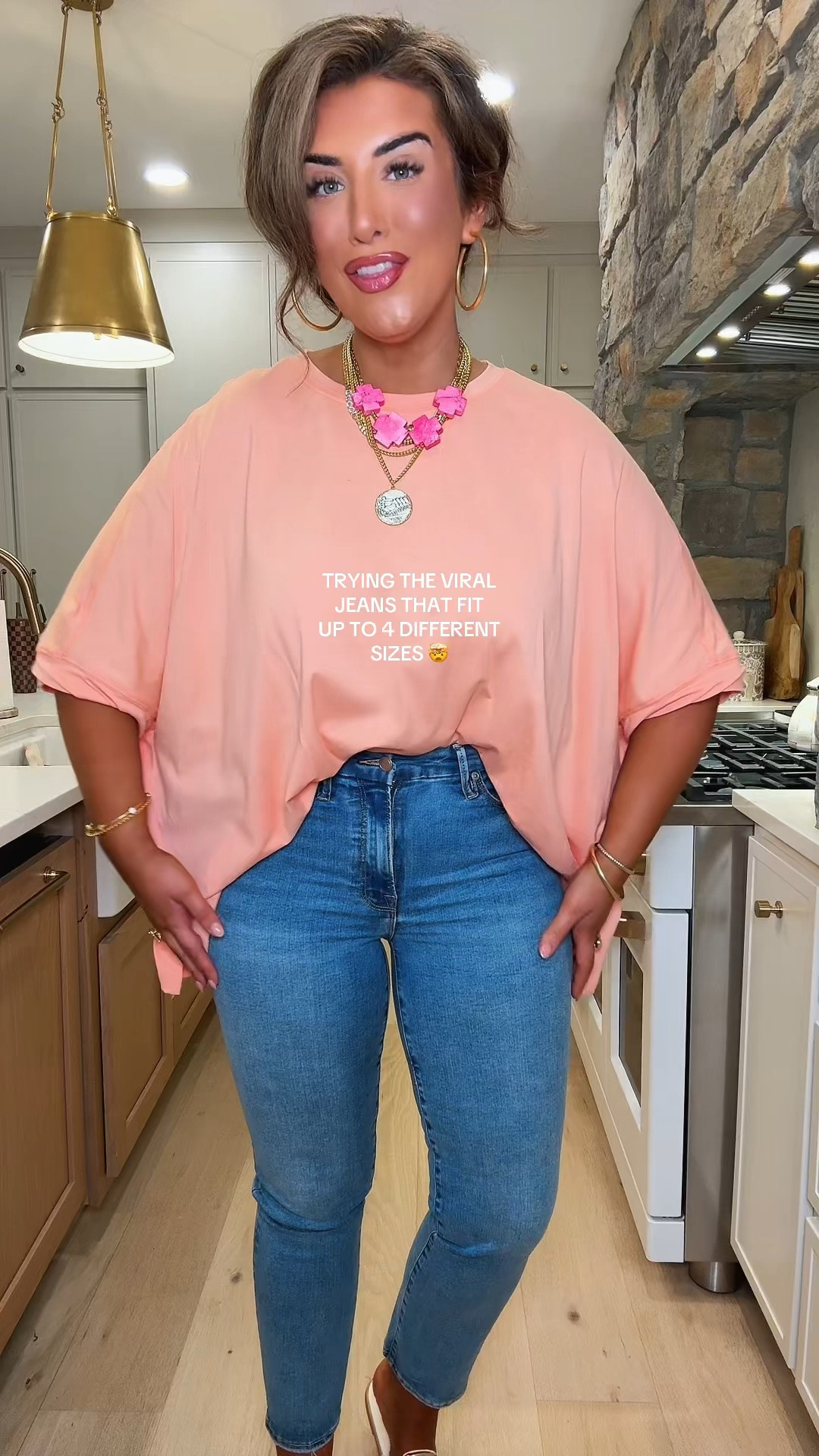 The jeans that magically fit up to four different sizes! I was a little skeptical of these, but trust they really do ALWAYS fit and always fit SO flattering at that!

#LTKTall #LTKMidsize #LTKWorkwear