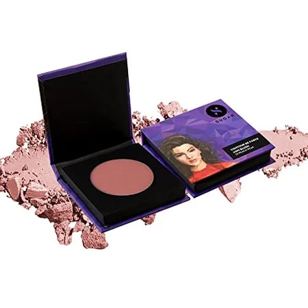 Sugar Cosmetics Contour De Force Mini Blush01 Peach Peak (Soft Peach Pink) Longlasting formula Light | Walmart (US)