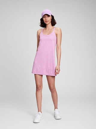 GapFit Brushed Tech Jersey Dress | Gap Factory