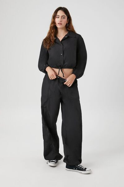 Toggle Drawstring Parachute Pants | Forever 21 | Forever 21 (US)
