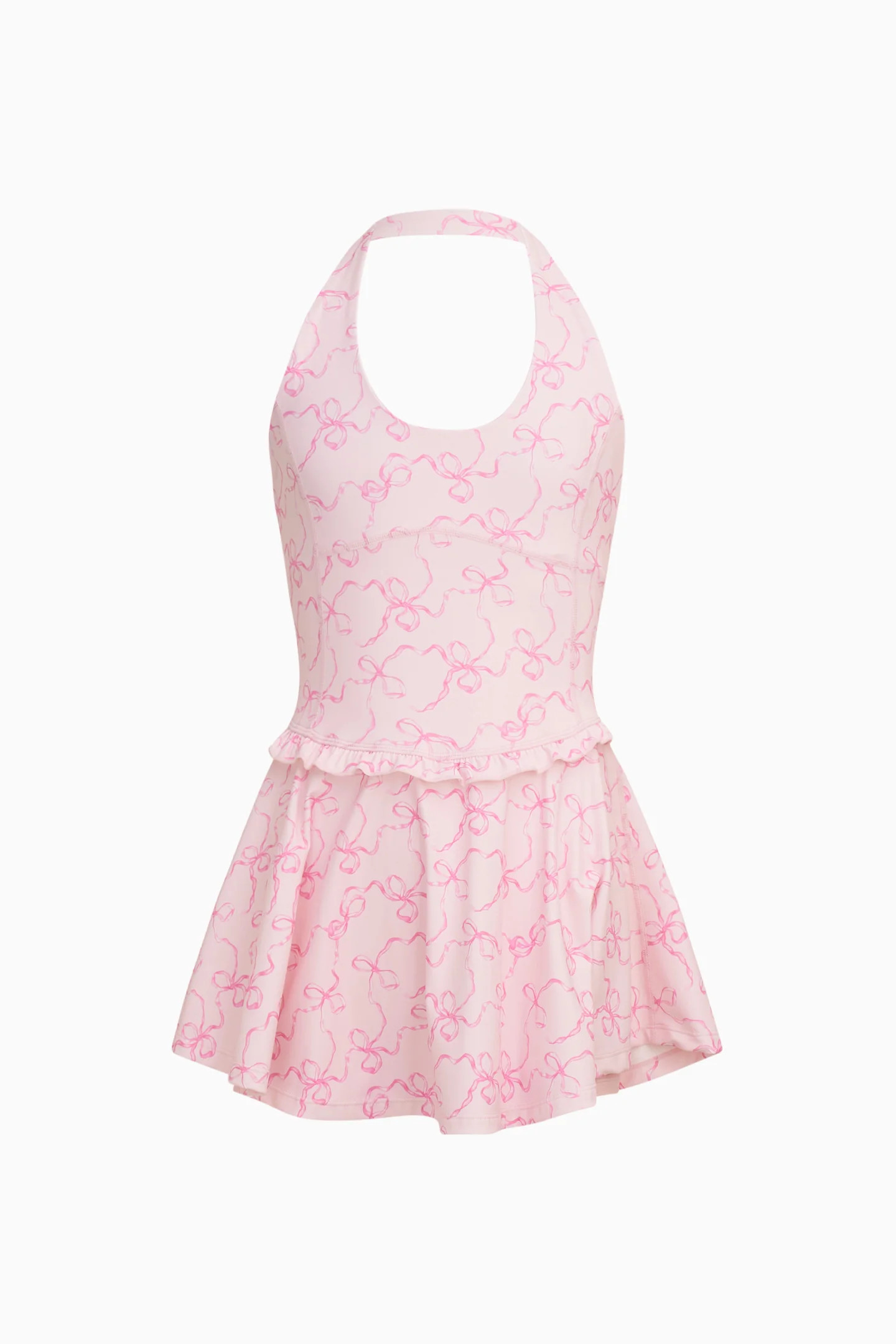 Girls Carmon Bow Print Active Dress | LoveShackFancy