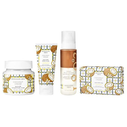 Beekman 1802 4-piece Coconut Cream Goat Milk Bath & Body Collection | HSN