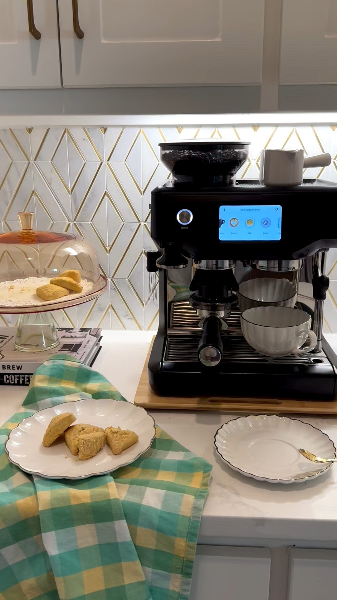 My espresso machine is in deal. It’s the best investment 

Teacup with saucer, ruffle plate, coffee bar essentials, marble tray, marble stand, modern cake stand, white teacup with saucer, target home, Amazon home, black espresso machine sale, 

#LTKHome #LTKSaleAlert