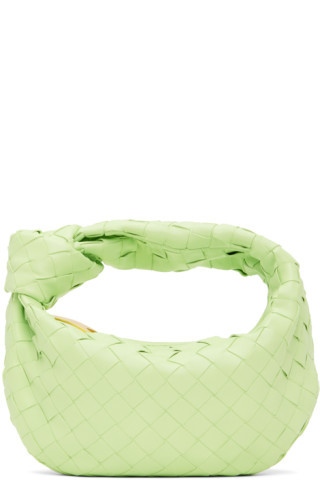 Bottega Veneta - Green Mini Jodie Bag | SSENSE