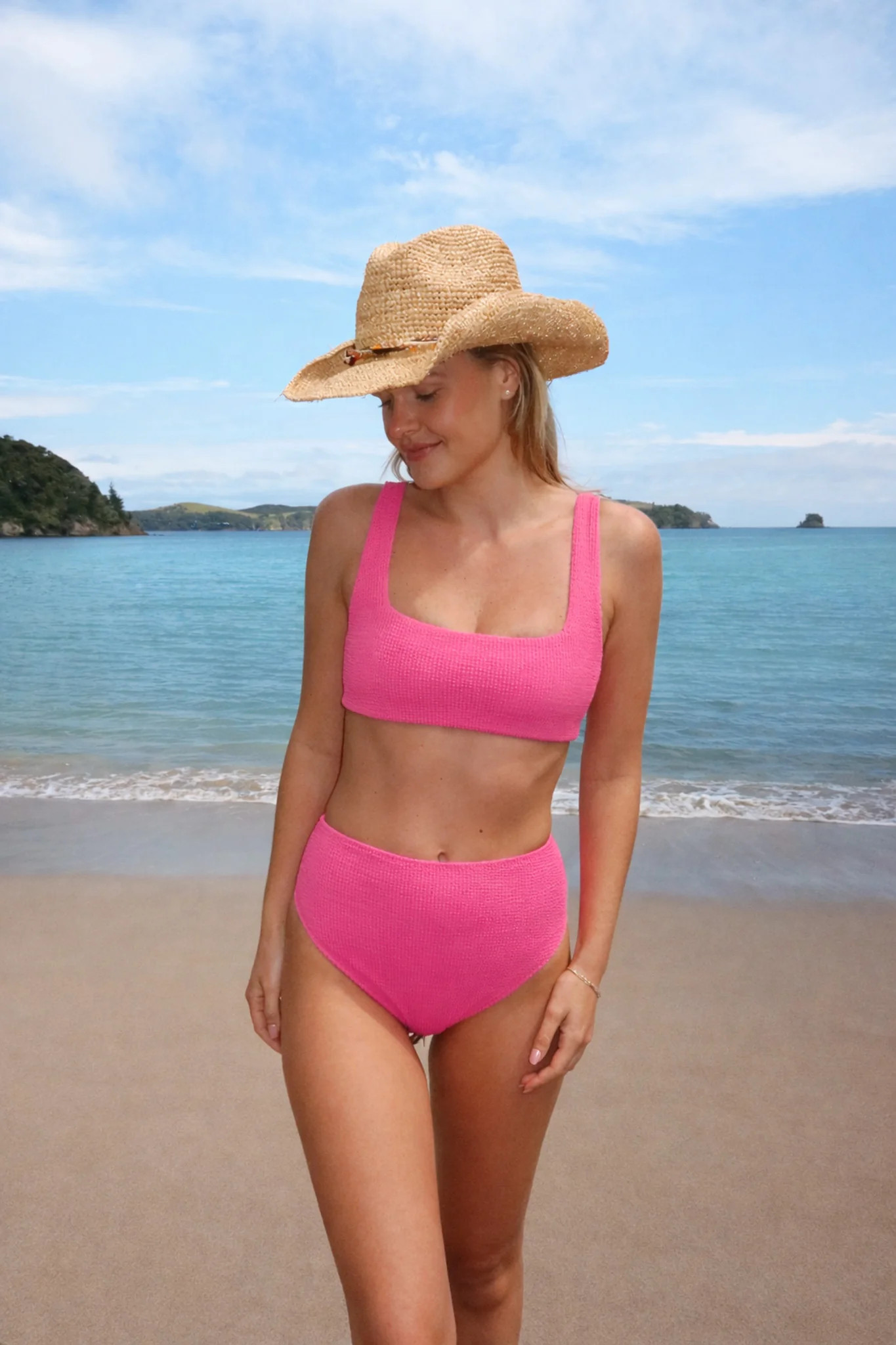 Sail Bottom ~ Strawberry Pink Scrunch | Show Me Your Mumu