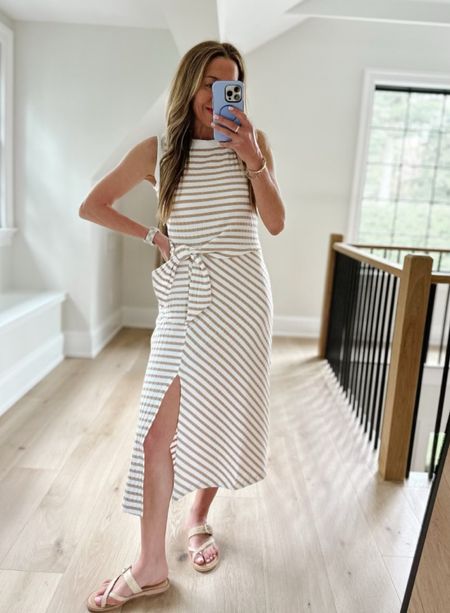 Spring Outfit- When the dress is cute and comes in 3 colors it wasn't easy deciding which one to get! 