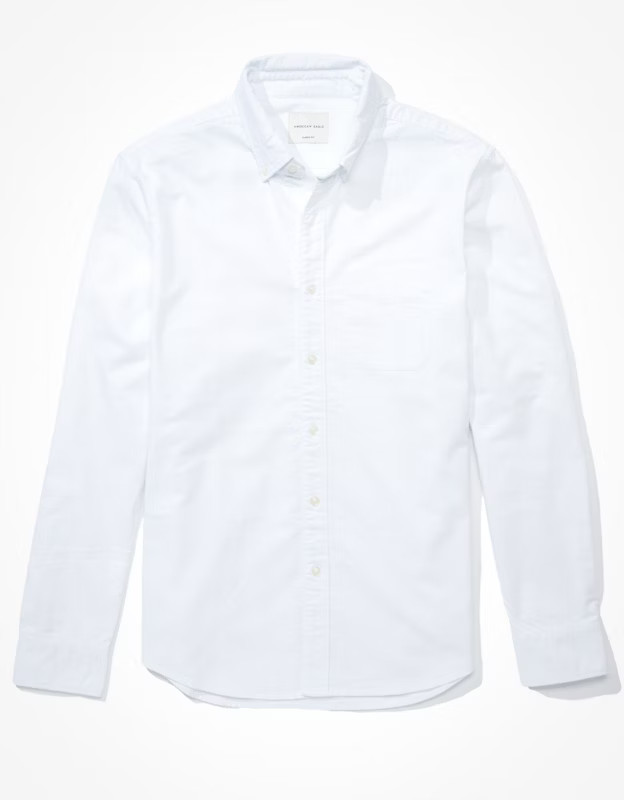 AE Oxford Button-Up Shirt | American Eagle Outfitters (US & CA)