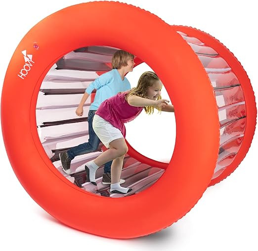 Giant Hamster Wheel Human | 65" Diameter | Inflatable Rolling Wheel | Outdoor Activities for Kids... | Amazon (US)