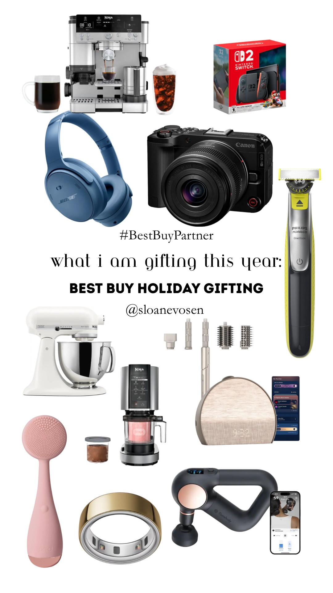 #BestBuyPartner taking gifting seriously this year 👏 @bestbuy My favorite things to gift are items that are a “luxury” that someone wouldn’t necessarily purchase for themselves. These are all my favorites of course and no better place to grab it all then Best Buy. From the gaming system to a camera to a new hair tool or a kitchen appliance they truly have it all. Think of it as a one-stop-shop. 

#canon #EOSR50V #giftidea #giftideas #giftideasforfriends #giftideaformom #giftsforher #giftsformom #giftsforgirlfriend #skincaregifts #beautygifts #beautygiftsets #skincaregiftset #skincaregiftguide #beautygiftguide #beautygiftideas #giftguideforher #giftguideforhim2025 #giftguideforbestfriend #giftsforsister Gift Guide Beauty. Gift guide for the beauty lovers. Gift idea for her. Gifts for makeup lover. Gifts for beauty lover. Gifts for girlfriend. Gifts for cousin. Gifts for sister. Christmas gifts. Christmas gifts for girls

#LTKCyberWeek #LTKGiftGuide #LTKHoliday